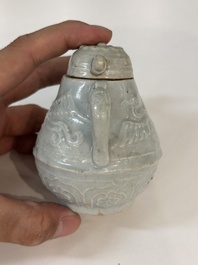 A collection of 14 Chinese ding-type and white-glazed wares, Song/Ming