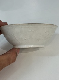 A collection of 14 Chinese ding-type and white-glazed wares, Song/Ming