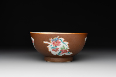 12 Chinese capucin-ground wares, Yongzheng/Qianlong