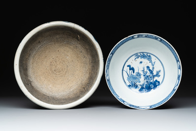 Ten Chinese blue and white wares, 19th C.