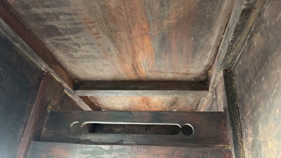 A Chinese hardwood recessed-leg altar table, 'qiaotouan', 19/20th C.