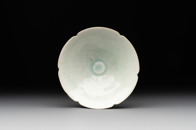 Two Chinese qingbai bowls and a plate, Song