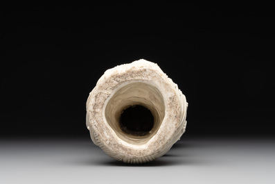 A Chinese Dehua blanc de Chine standing Guanyin, 20th C.