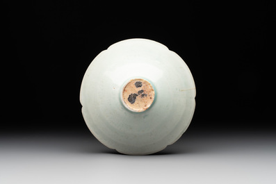 Two Chinese qingbai bowls and a plate, Song