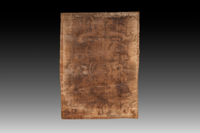 A fine Sino-Tibetan 'Mahakala' thangka, 19th C.