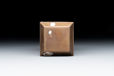 A Chinese bronze covered censer, a seal and a Japanese bronze covered censer, Xuande mark, 20th C.