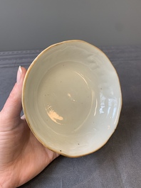 A pair of Chinese famille rose 'landscape' bowls, Daoguang mark and of the period