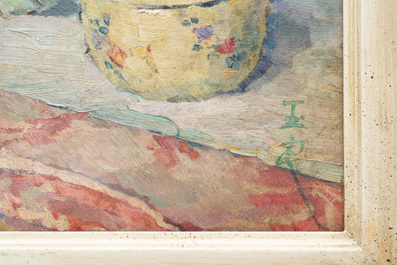 Pān Yuliang 潘玉良 (1899-1977): 'Still life', oil on board