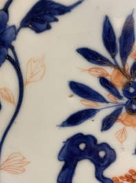 A Chinese Imari-style dish with a Johanneum mark, ex-collection of August the Strong, Kangxi