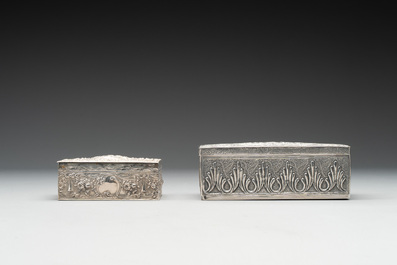 Seven silverwares, primarily England, 19/20th C.