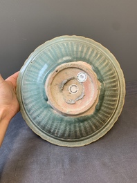 12 Thai celadon dishes from the Royal Nanhai cargo, Sten Sj&ouml;strand collection, 15/16th C.