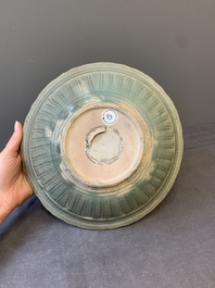 12 Thai celadon dishes from the Royal Nanhai cargo, Sten Sj&ouml;strand collection, 15/16th C.