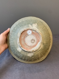 12 Thai celadon dishes from the Royal Nanhai cargo, Sten Sj&ouml;strand collection, 15/16th C.