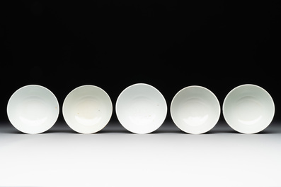 22 Chinese blue and white wares, 19/20th C.