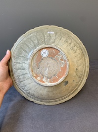 12 Thai celadon dishes from the Royal Nanhai cargo, Sten Sj&ouml;strand collection, 15/16th C.