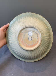 12 Thai celadon dishes from the Royal Nanhai cargo, Sten Sj&ouml;strand collection, 15/16th C.