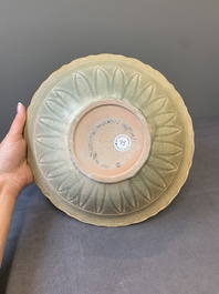 12 Thai celadon dishes from the Royal Nanhai cargo, Sten Sj&ouml;strand collection, 15/16th C.