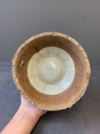 12 Chinese monochrome wares, including a kiln waste, Song/Ming