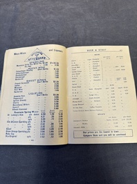 11 bulletins about the Cathay Hotel, a report of the Sino-Belgian Friendship Association and a pass book of Shanghai General Supply Co., 20th C.