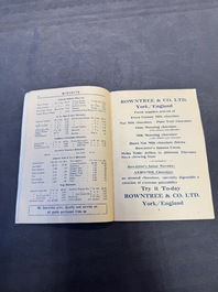 11 bulletins about the Cathay Hotel, a report of the Sino-Belgian Friendship Association and a pass book of Shanghai General Supply Co., 20th C.