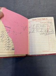 11 bulletins about the Cathay Hotel, a report of the Sino-Belgian Friendship Association and a pass book of Shanghai General Supply Co., 20th C.
