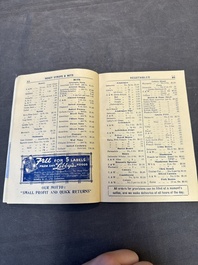 11 bulletins about the Cathay Hotel, a report of the Sino-Belgian Friendship Association and a pass book of Shanghai General Supply Co., 20th C.