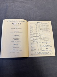 11 bulletins about the Cathay Hotel, a report of the Sino-Belgian Friendship Association and a pass book of Shanghai General Supply Co., 20th C.