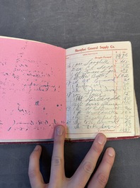 11 bulletins about the Cathay Hotel, a report of the Sino-Belgian Friendship Association and a pass book of Shanghai General Supply Co., 20th C.