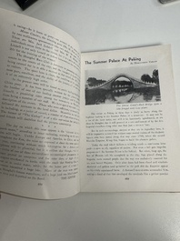11 bulletins about the Cathay Hotel, a report of the Sino-Belgian Friendship Association and a pass book of Shanghai General Supply Co., 20th C.