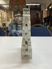 A very rare Chinese famille verte 'longevity' ewer and cover, Kangxi