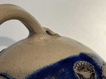 A Westerwald stoneware 'William and Mary' jug, dated 1693