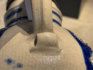 A Westerwald stoneware 'William and Mary' jug, dated 1693