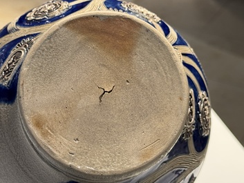 A Westerwald stoneware 'William and Mary' jug, dated 1693