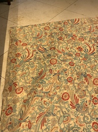 A Japanese embroidered silk with six tigers in the bamboo forest, 應舉 mark, Meiji, 19th C.