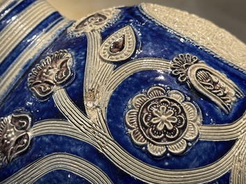 A Westerwald stoneware 'William and Mary' jug, dated 1693