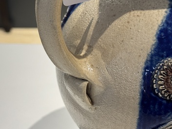 A Westerwald stoneware 'William and Mary' jug, dated 1693