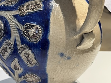 A Westerwald stoneware 'William and Mary' jug, dated 1693