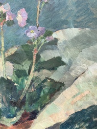 Pān Yuliang 潘玉良 (1899-1977): 'Still life', oil on board