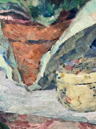 Pān Yuliang 潘玉良 (1899-1977): 'Still life', oil on board