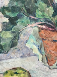 Pān Yuliang 潘玉良 (1899-1977): 'Still life', oil on board