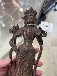 A fine Chinese agarwood Avalokiteshvara Padmapani, 18/19th C.