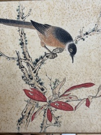 Zhao Yunyu 趙蘊玉 (1916-2003): 'Eight paintings about birds and flowers', ink and colour on silk