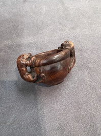 A large and varied collection of Chinese carvings, Qing and later