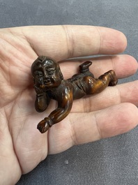 A large and varied collection of Chinese carvings, Qing and later