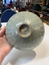 Seven Chinese Longquan celadon wares, Yuan/Ming