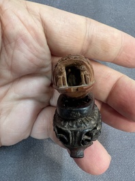 A large and varied collection of Chinese carvings, Qing and later