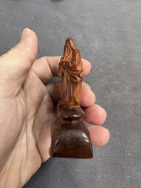 A large and varied collection of Chinese carvings, Qing and later
