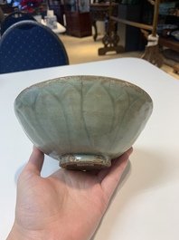 Seven Chinese Longquan celadon wares, Yuan/Ming