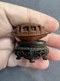 A large and varied collection of Chinese carvings, Qing and later
