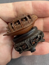 A large and varied collection of Chinese carvings, Qing and later